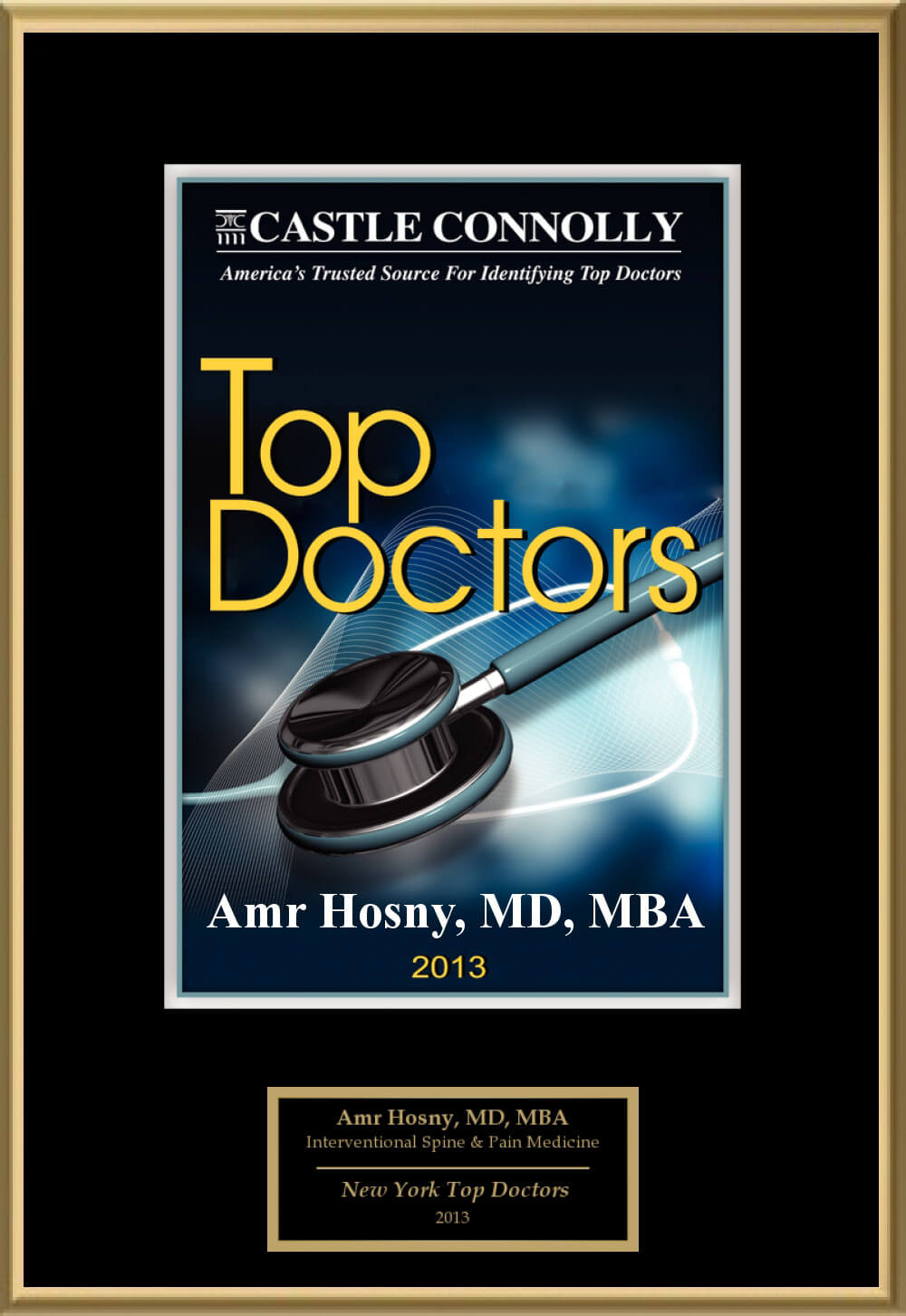 Hosny NJ 2013 Top Doctors